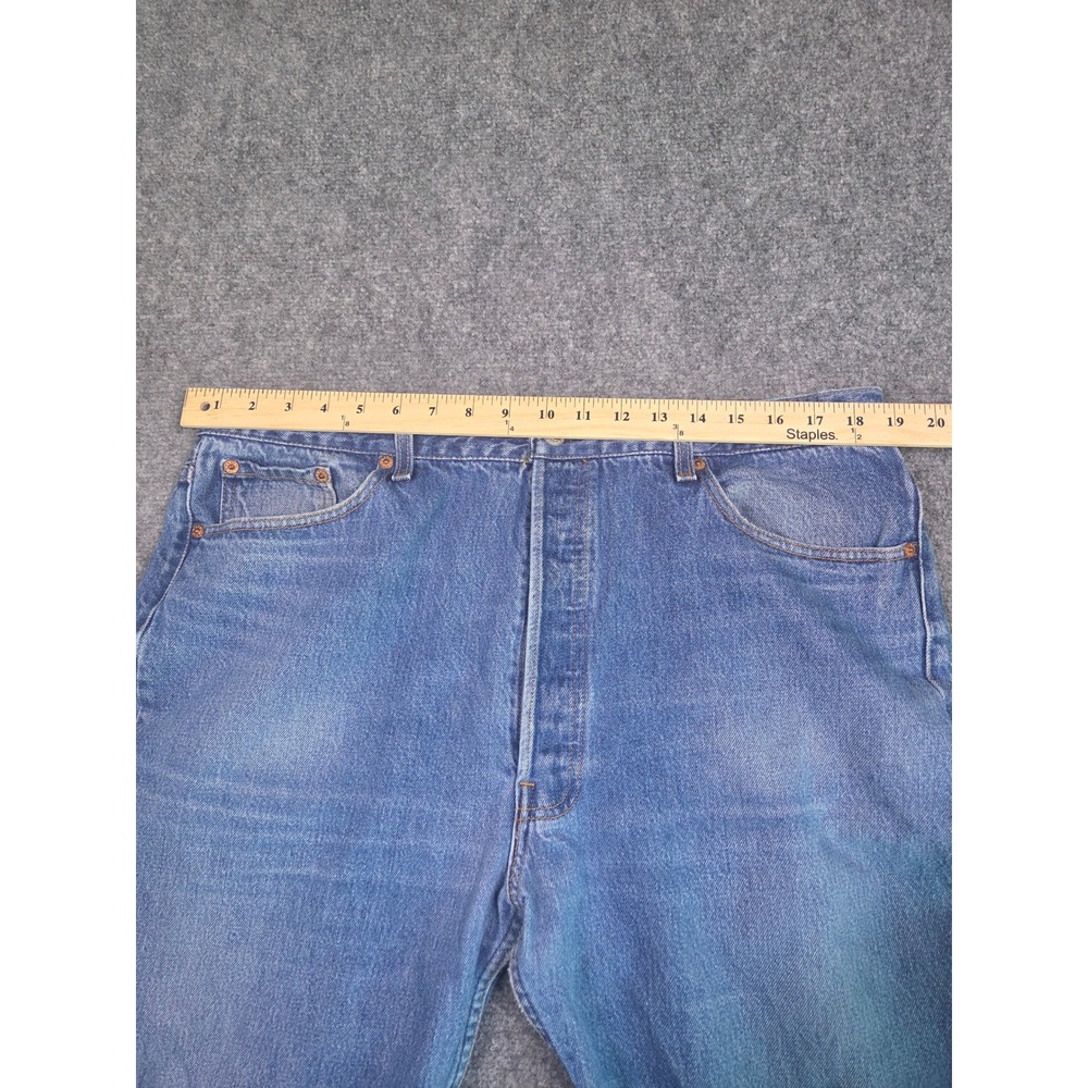 Levi's 501xx Jeans Mens actual 38x29 Blue Straight Leg Vintage Made in USA Denim - Picture 4 of 11